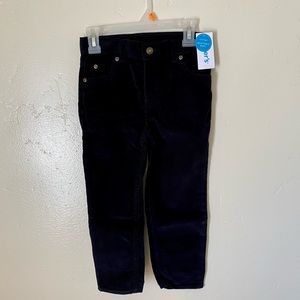 Black Corduroy Pants 4T